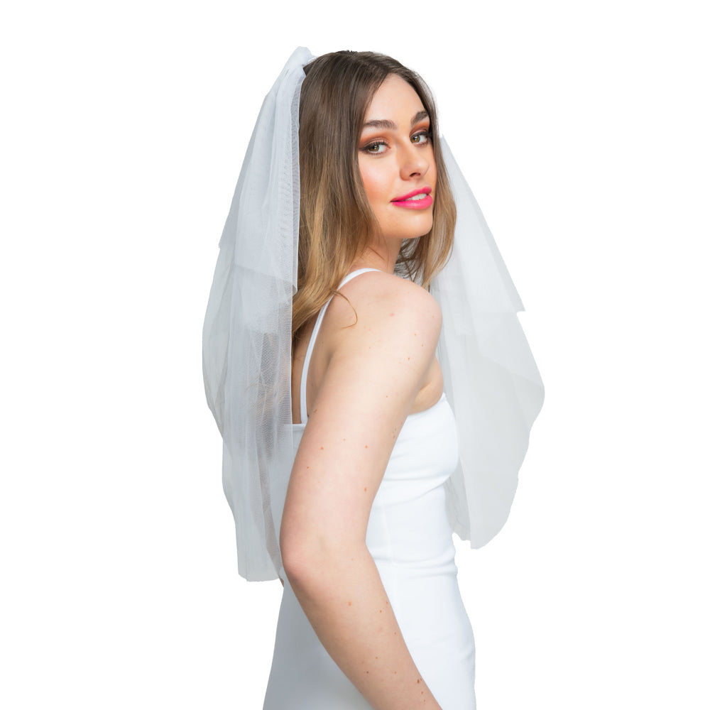 Tulle Veil - White