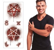 Satanic Tattoos 30X13 Cm