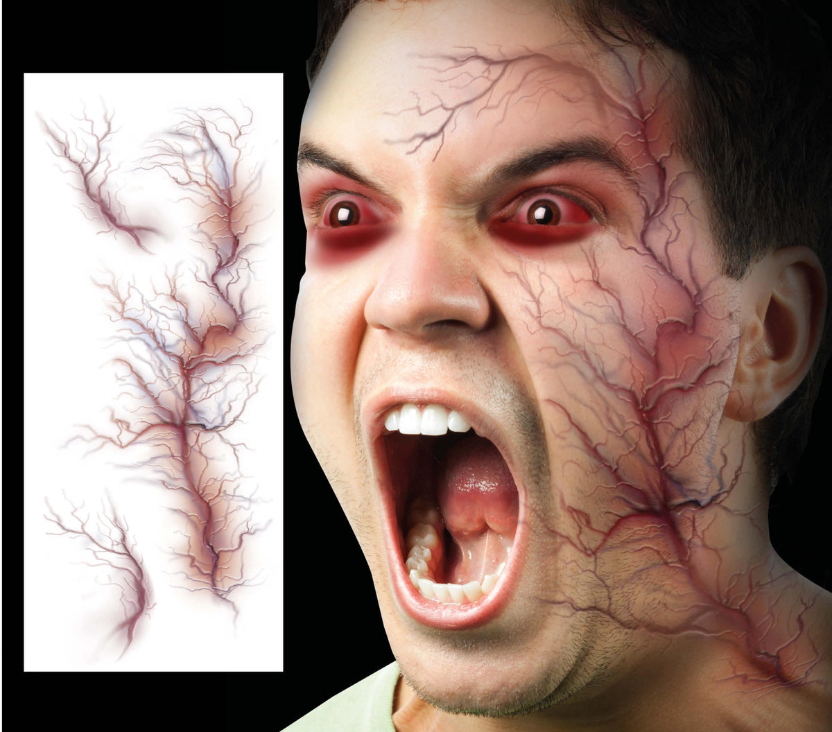 Vein Tattoos 30X13 Cm