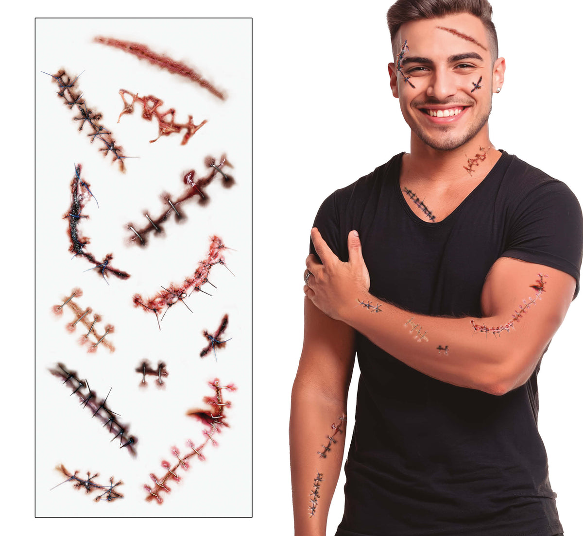 Scars Tattoos 30X13 Cm