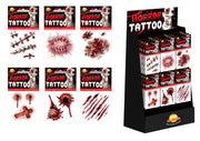 Assorted Design Tattoo, 8X8 Cm (Display 48 Pcs)