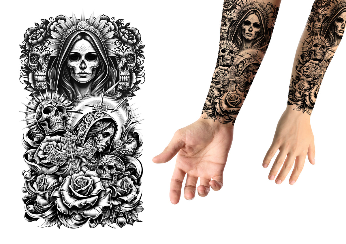 Catrina Tattoo 14X30 Cm
