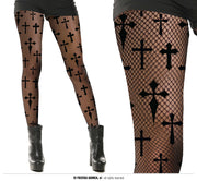 Fishnet Tights Crosses