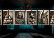 Garland Spooky Photos Paper 300X23X16 Cm