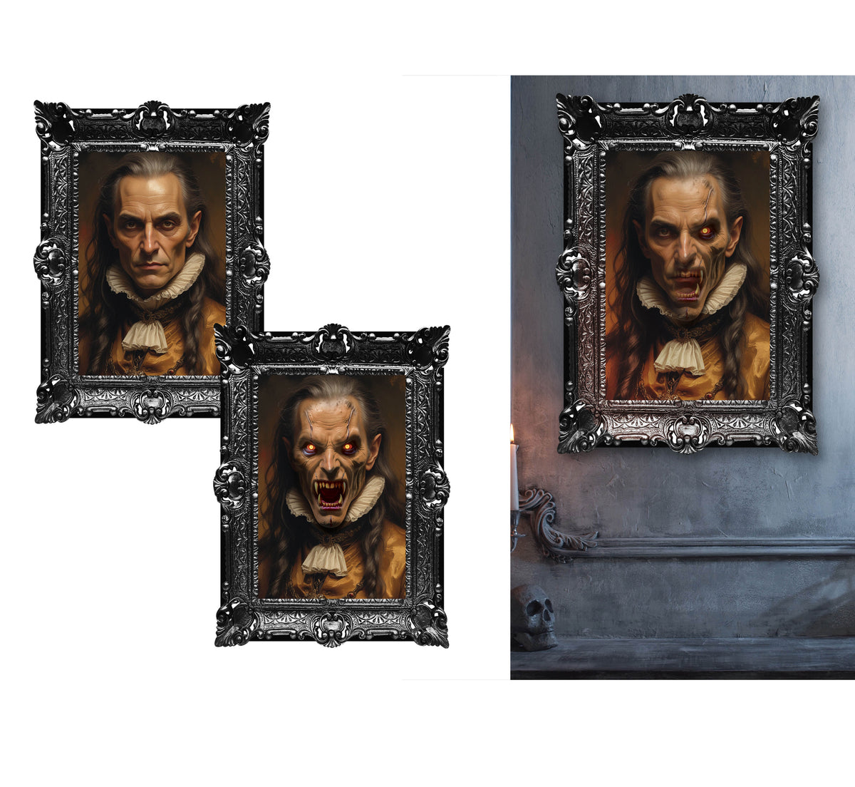 Picture Vampire Terror 60X40 Cm, Pvc
