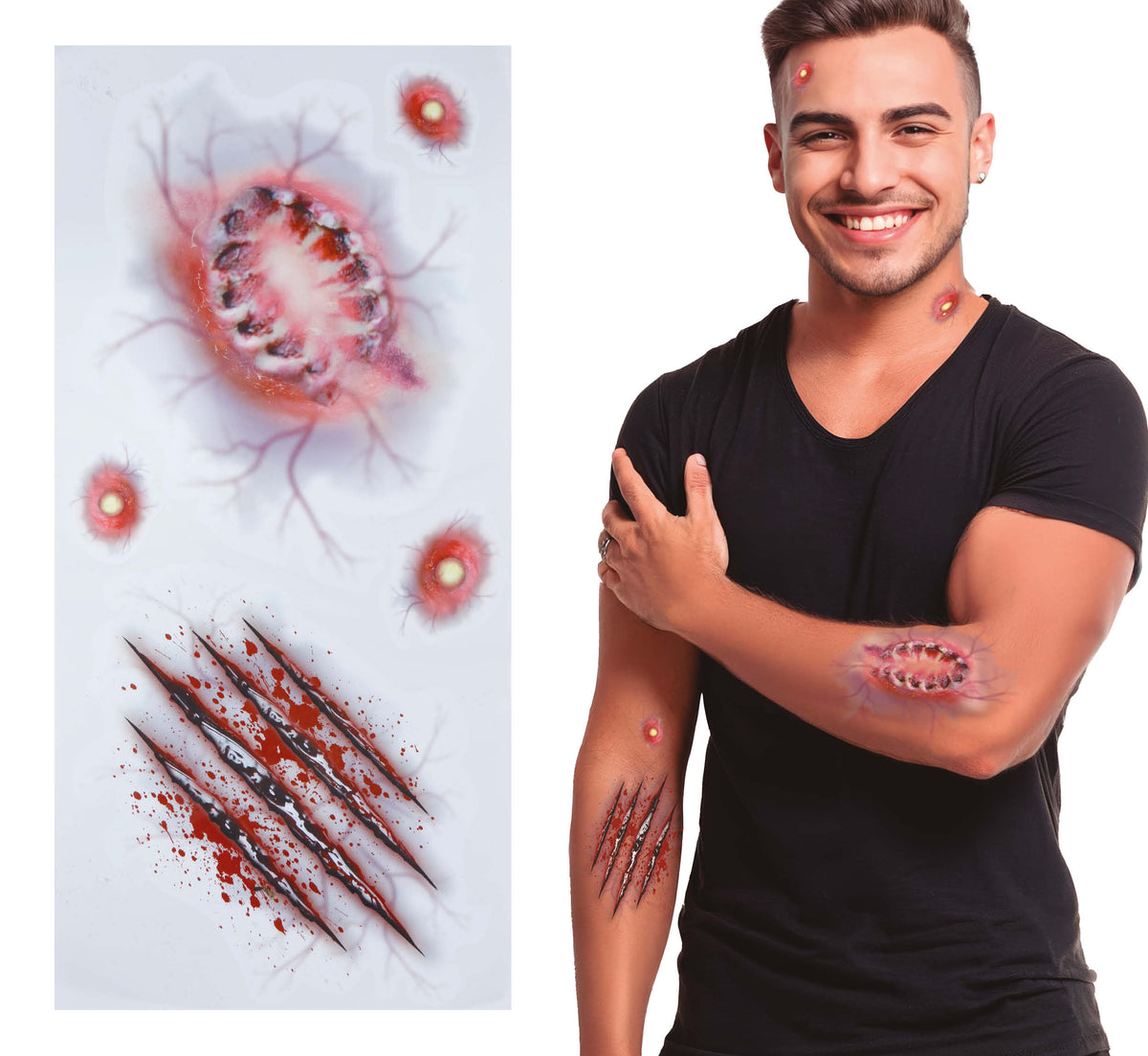 Tattoo Adhesives Bite Wounds, 14X30 Cm
