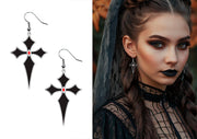 Earrings Gothic Crosses