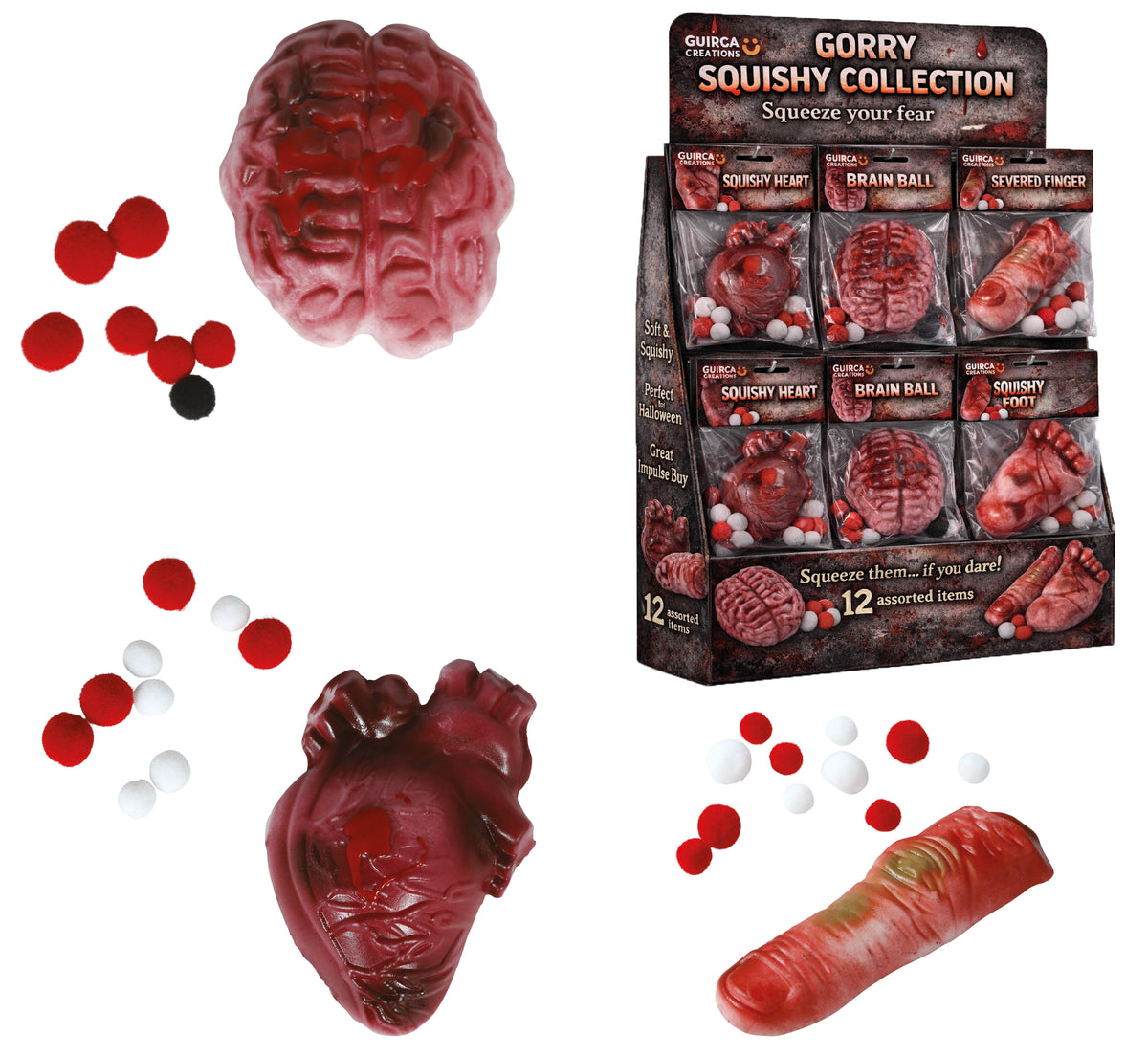 Assorted Organ, Squeeze, 10 Cm (Display 12 Pcs)