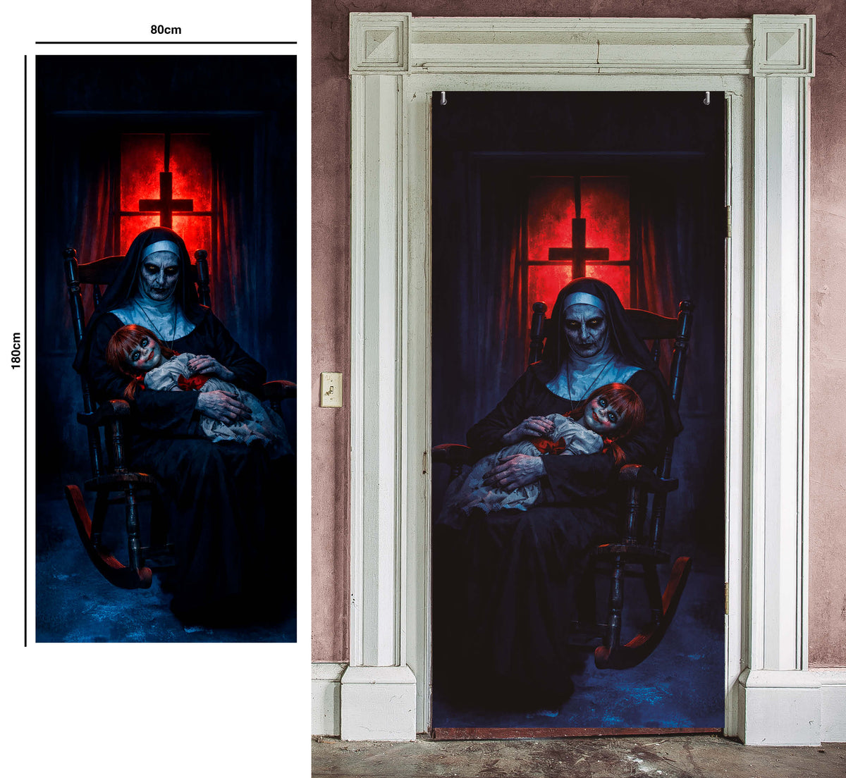 Door Decoration Nun 80X180 Cm