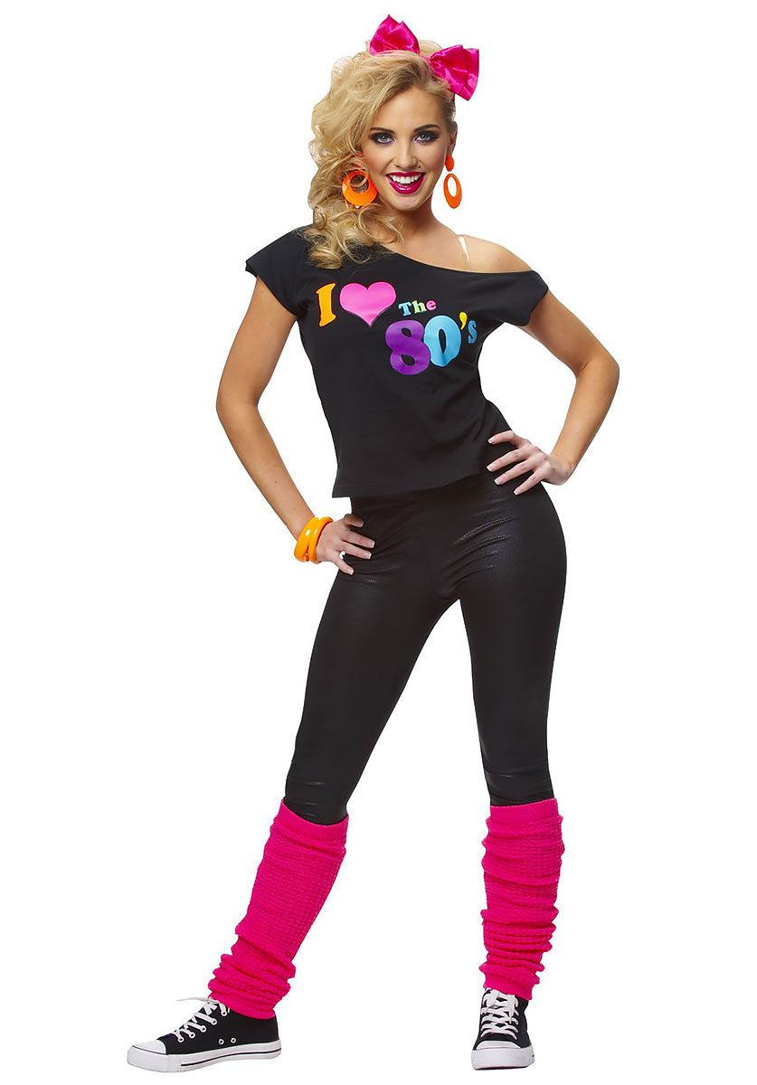 I Love the 80's Shirt M/L
