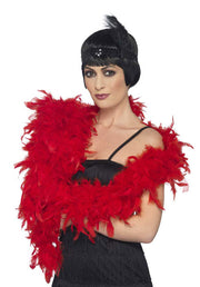Feather Red Boa
