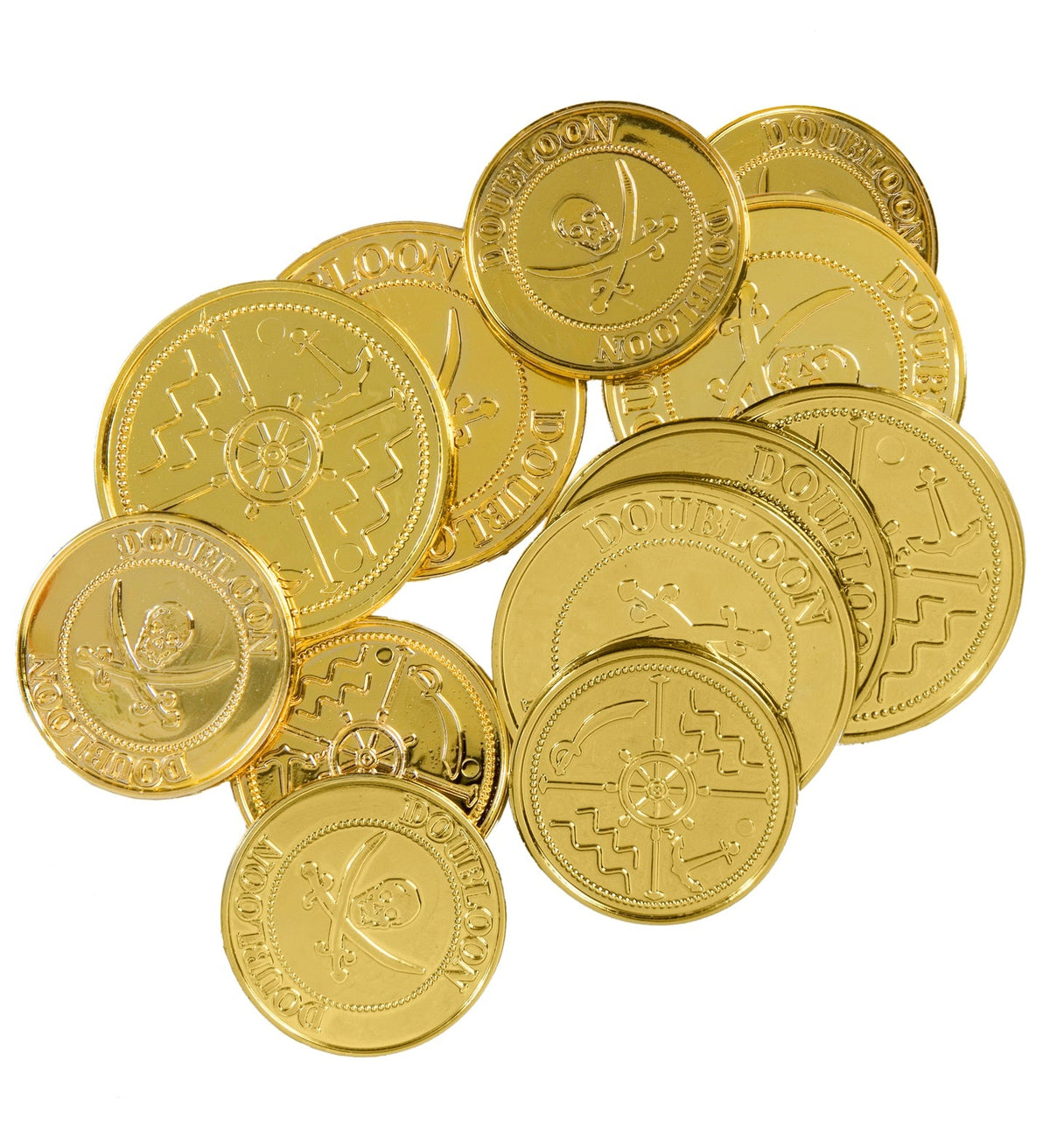 Set of 12 Gold Doubloons
