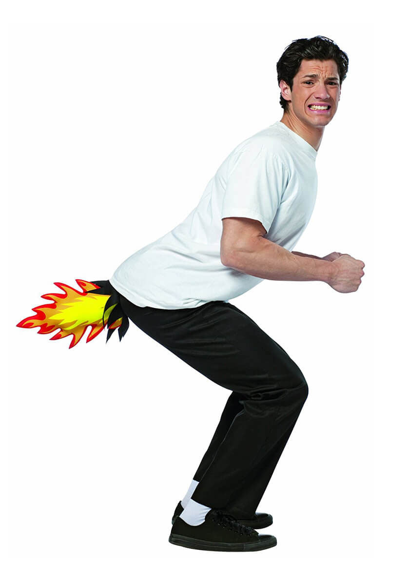 Butt Blaster Flame Costume