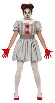 GREY CLOWN, 42 – 44 (L), ADULT