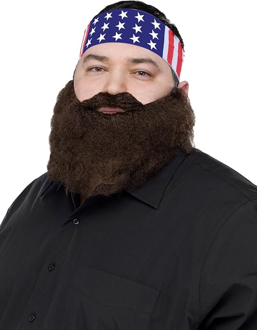 American Red Neck Crazy Quackers Instant Kit With Bandana And Beard