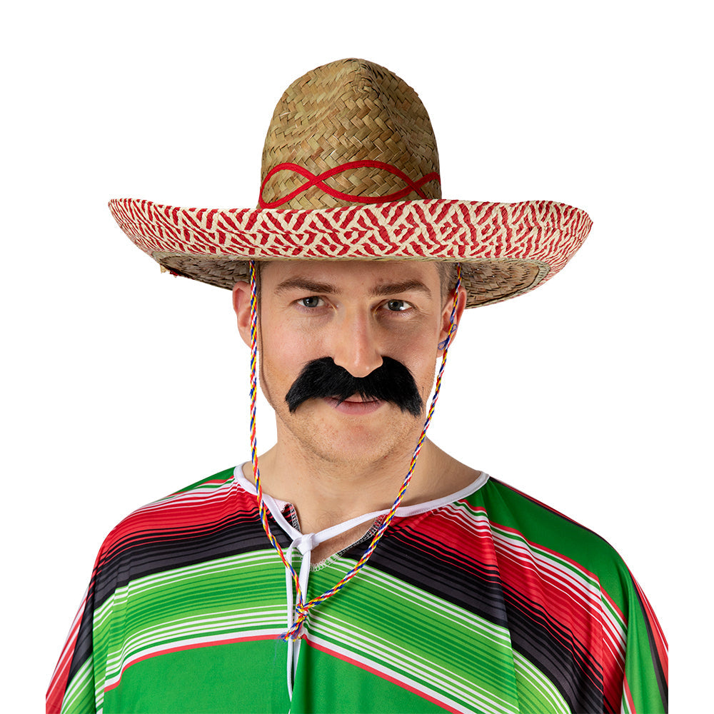 Mexican Sombrero Red Trim