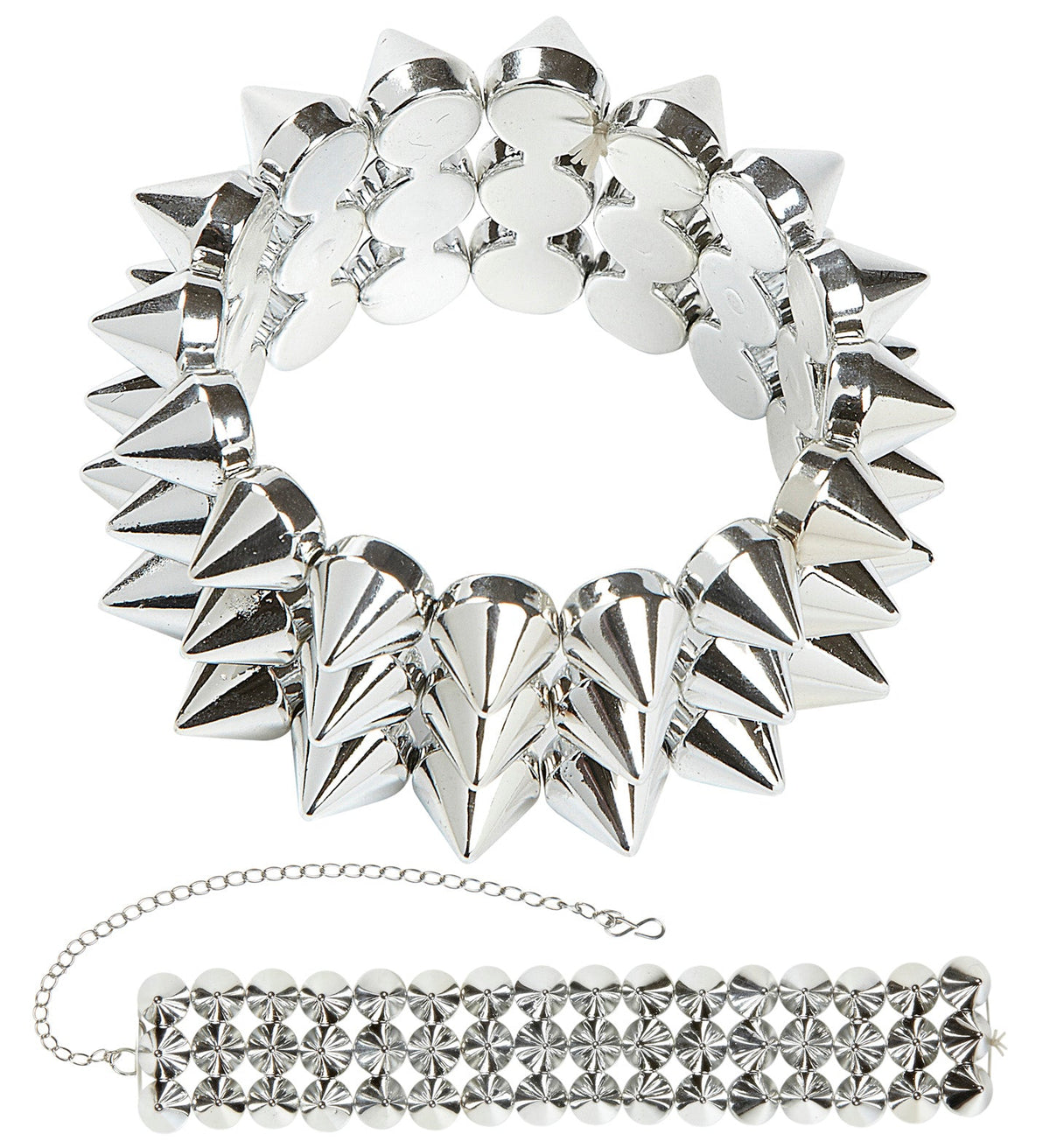 Spiked Choker & Bracelet