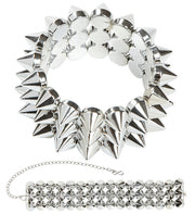 Spiked Choker & Bracelet