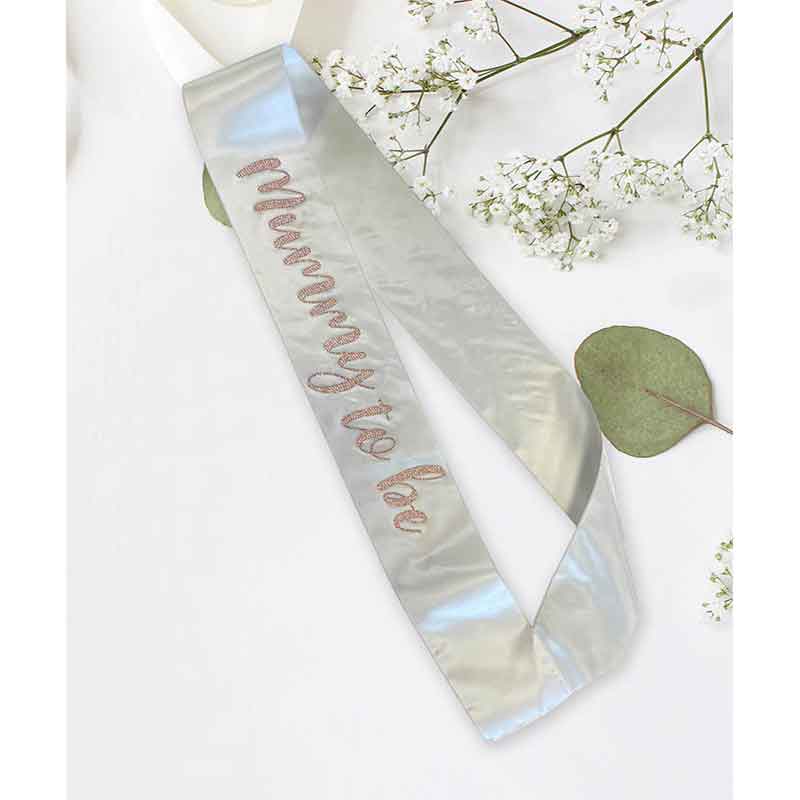 Baby Shower Cloud Diamante Sash