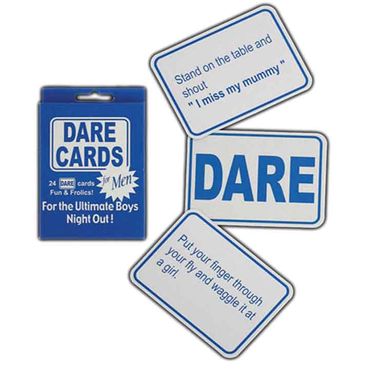 Dare Cards Stag Night Games Boys