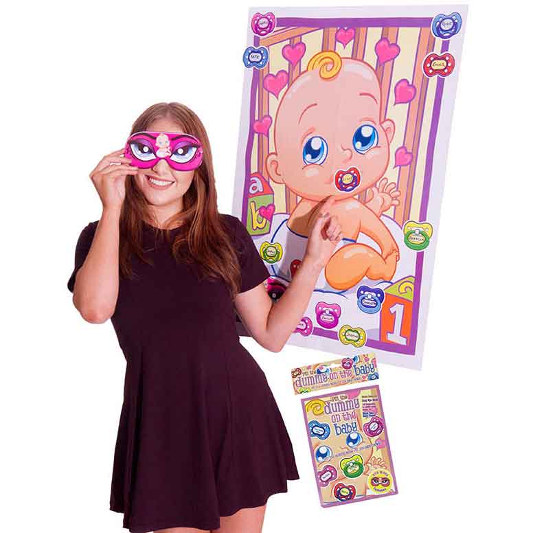 Pin the Dummy on the Baby Game