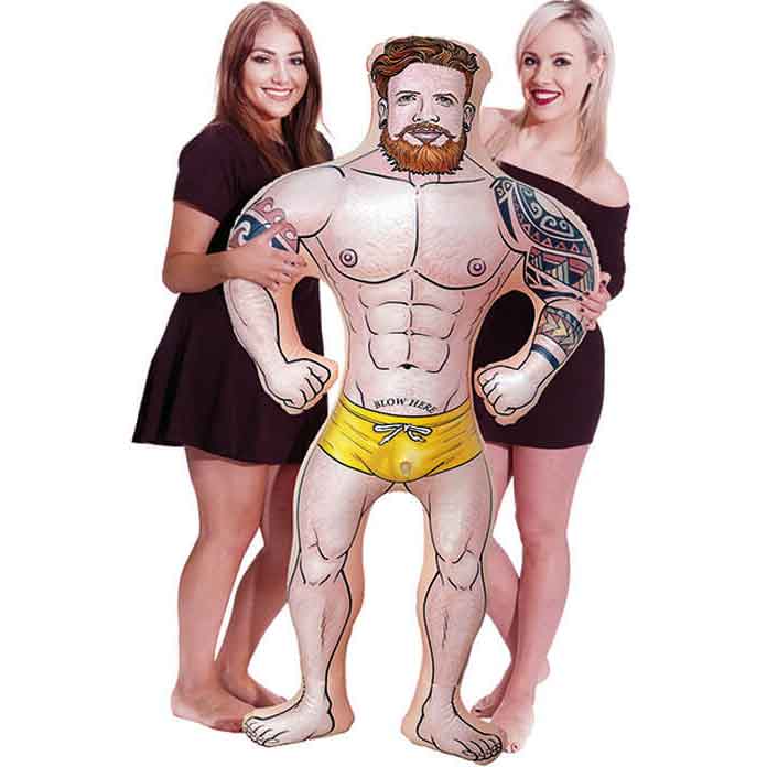 Eddy Hunk 5ft Inflatable Blow Up Doll