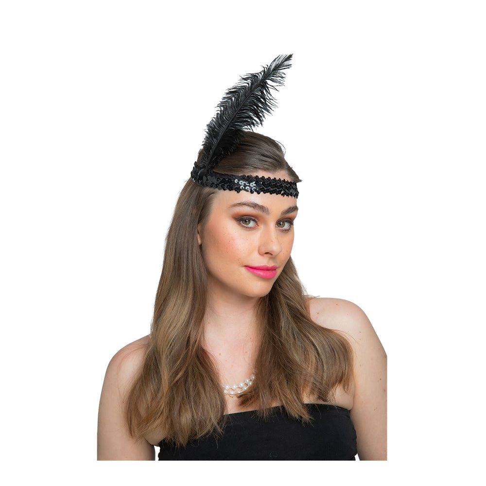 Flapper Feather Headband
