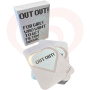 Out Out Drinking Cards