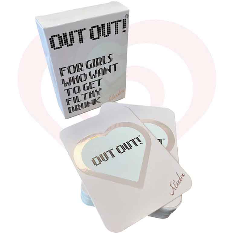 Out Out Drinking Cards