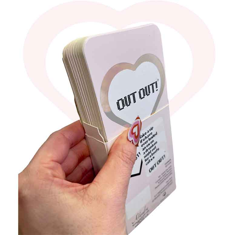 Out Out Drinking Cards