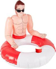 Inflatable Lifeguard Hunk Swim Ring