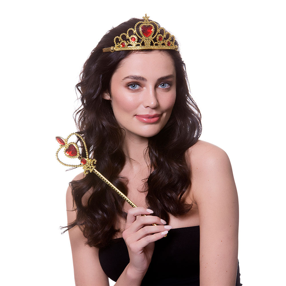 Queen of Hearts Tiara & Sceptre