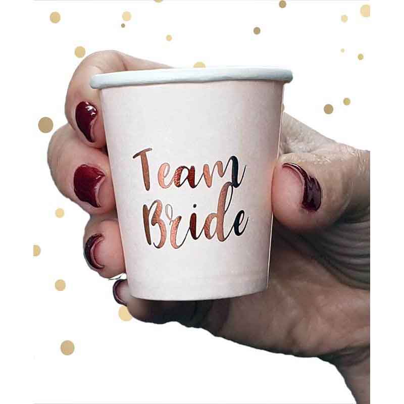 Team Bride Shot Cups