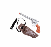 Cowboy Gun & Holster Brown
