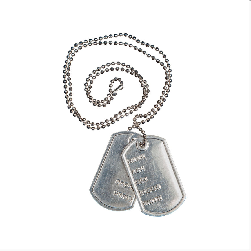 Army I.D Dog Tags