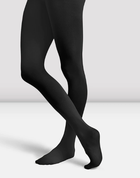 T0940G P BLACK FOOTLESS 2-4