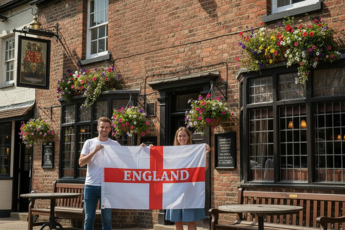 England Flag 5x3 Ft