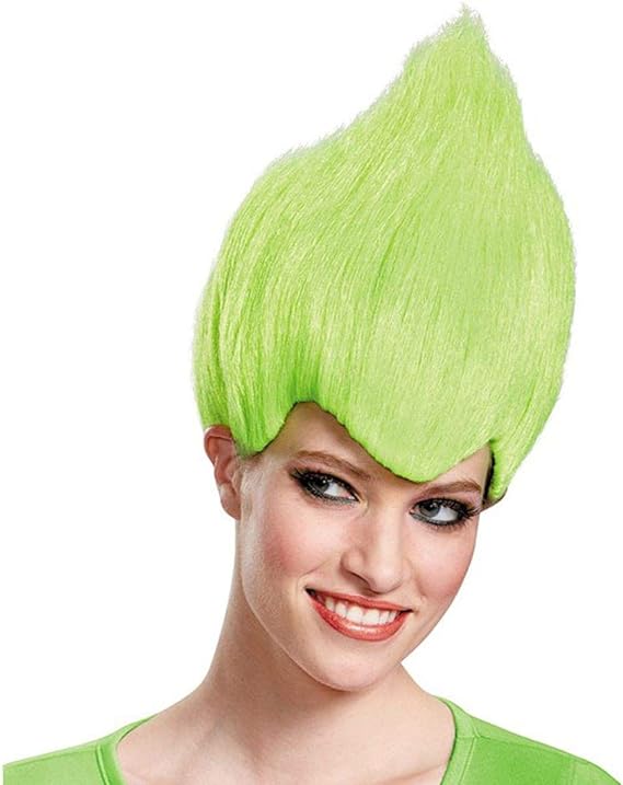 Green Troll Wacky Wig Adult