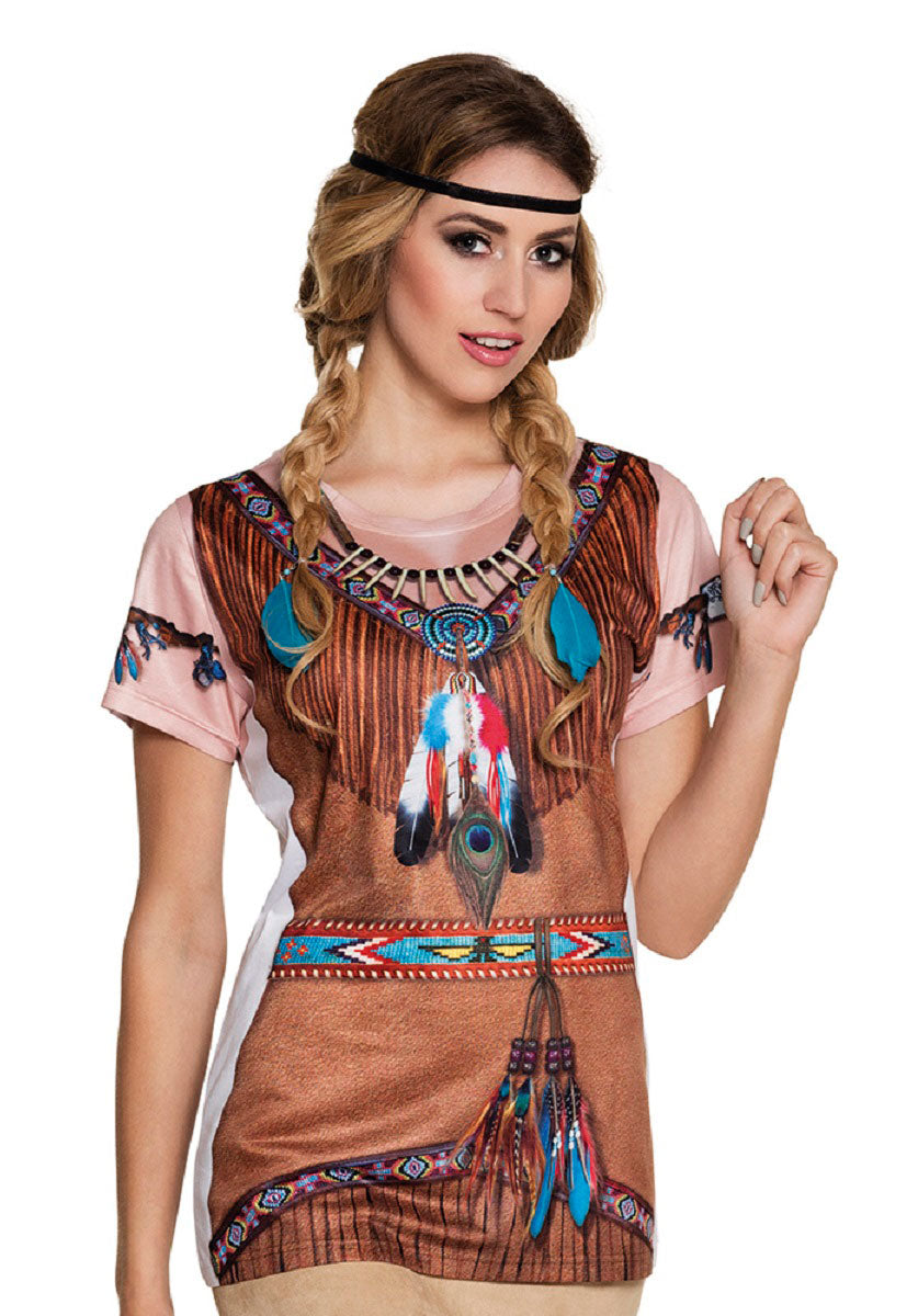 Indian Squaw Photorealistic Shirt