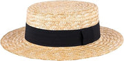 Straw Boater Hat