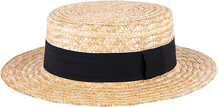 Straw Boater Hat