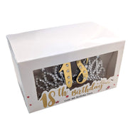 18th Gold Boxed Birthday Tiara