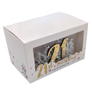21st Gold Boxed Birthday Tiara