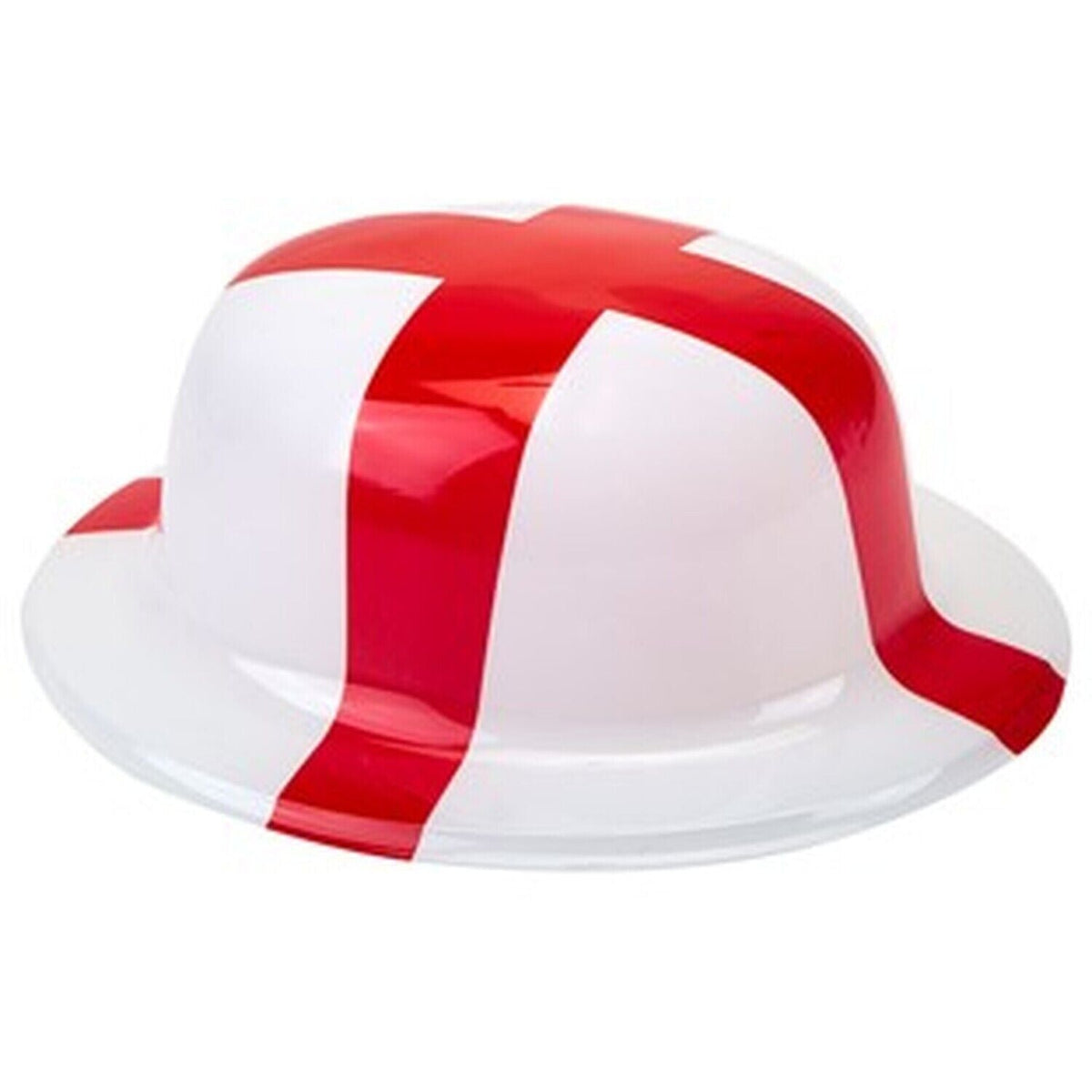 White England Plastic Party Bowler (Pack of 4)