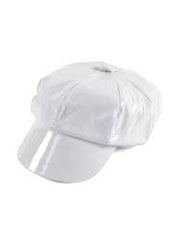 Shiny White PVC Hat